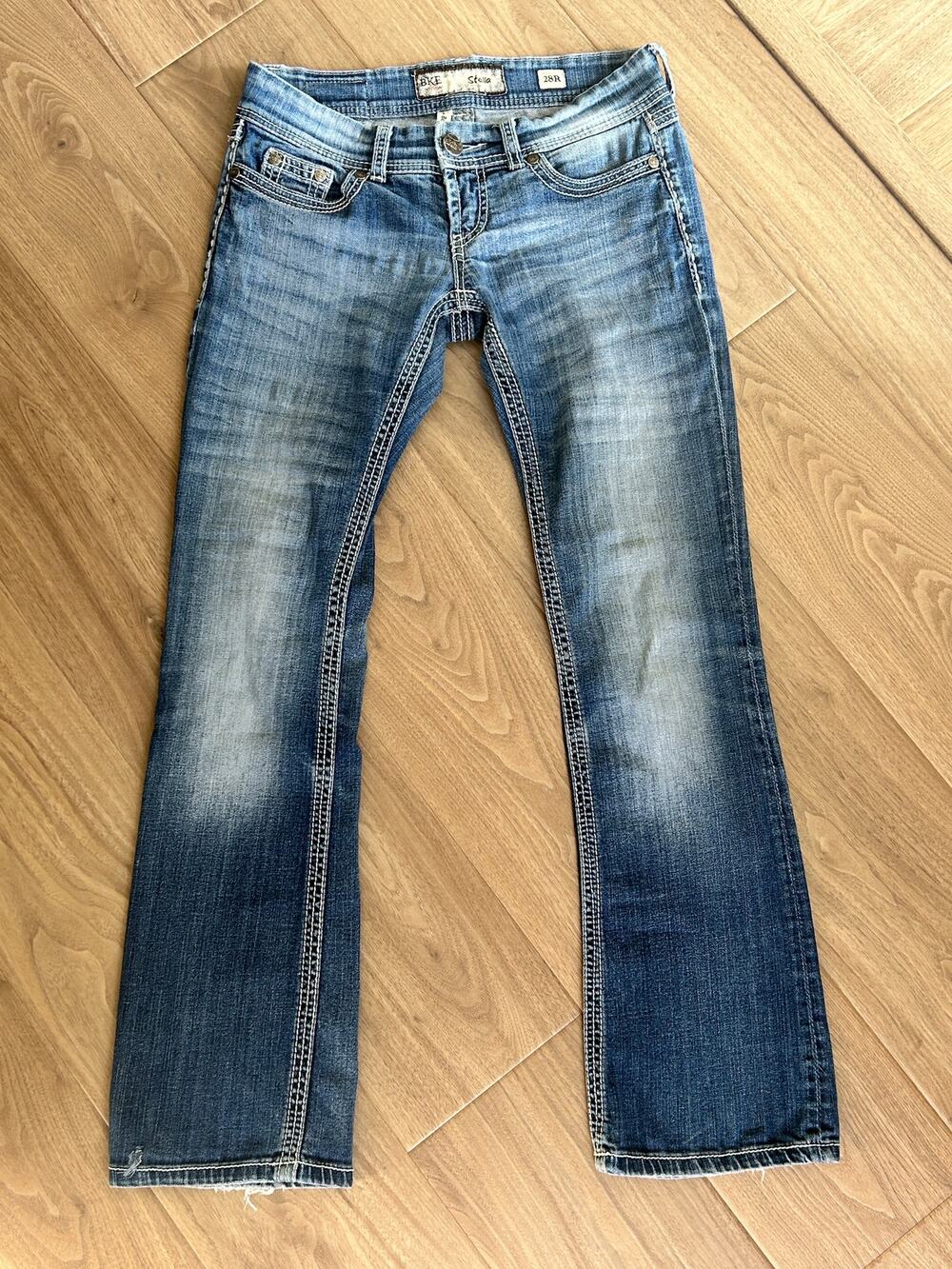 Women's BKE Stella Super Low Rise Jeans with Pocket Stitching, 28R